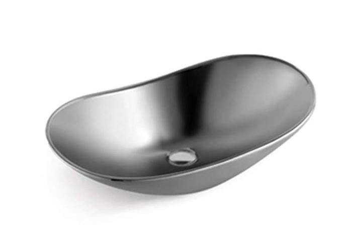 Umivalnik Kimic Oval Srebrni 62