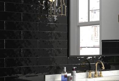 Cottage Black Gloss 7,5x15