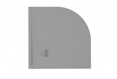 Tuš kad Slate 90x90 round cement