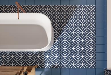 Rivoli Bergen Azul Mat 20x20