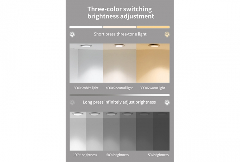 Kiara 100 Nero LED Fog free