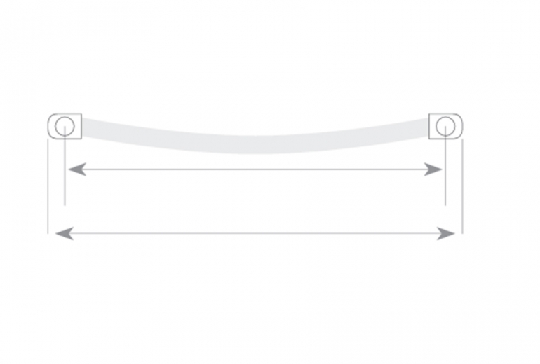 Radiator Prima White 50x160 zaobljeni